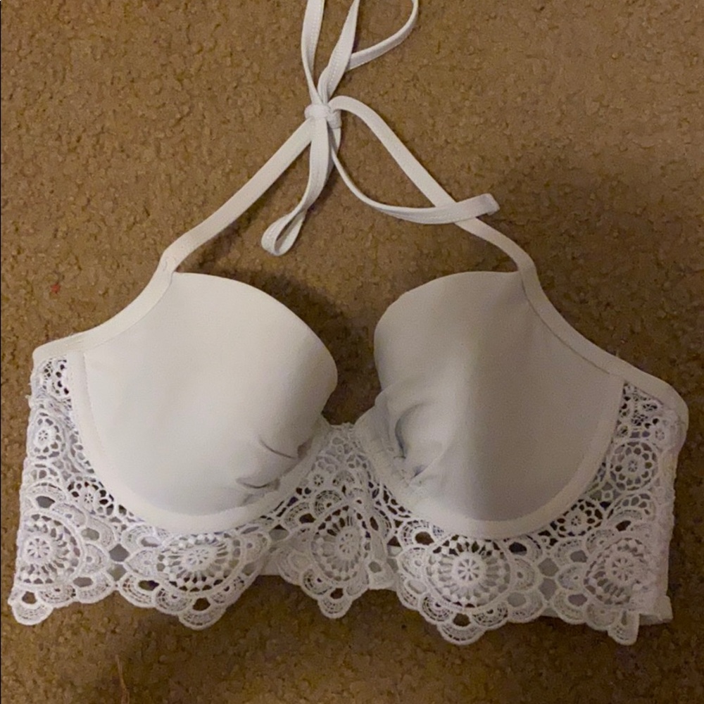 White aerie bathing suit top